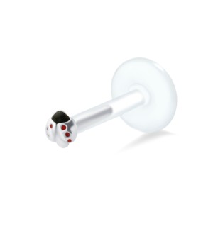 Ladybird Shaped Labrets Push-in LA-366CL